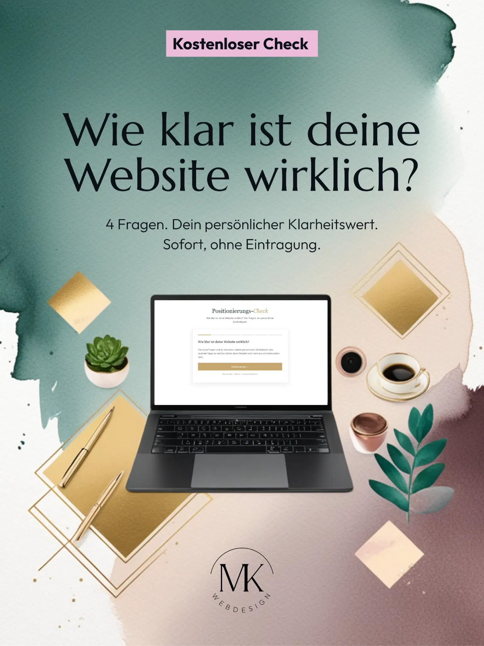 Kostenloser Positionierungs-check für deine webseite